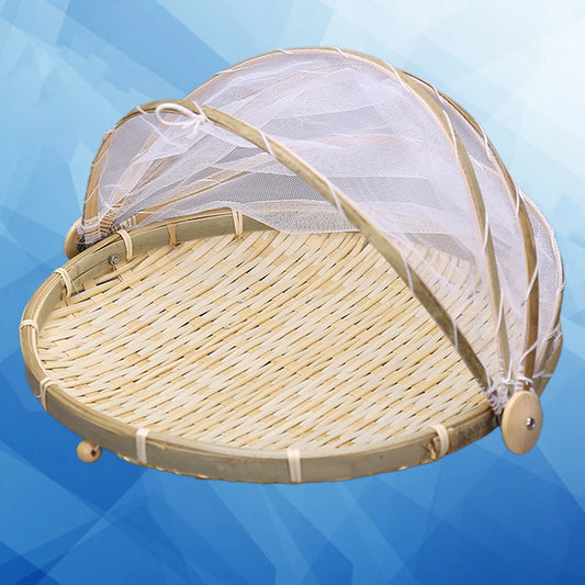 Handgefertigte Bambus Lebensmittelabdeckung zum Schutz von Obst und Gemüse