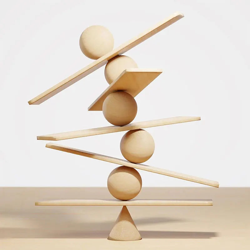 Natürliche Holzperlen ohne Loch für kreative Bastelarbeiten