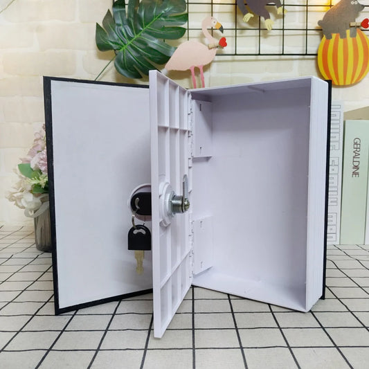 Versteckter Schlüsselsafe im Buch-Design mit Zahlenschloss für Wertsachen