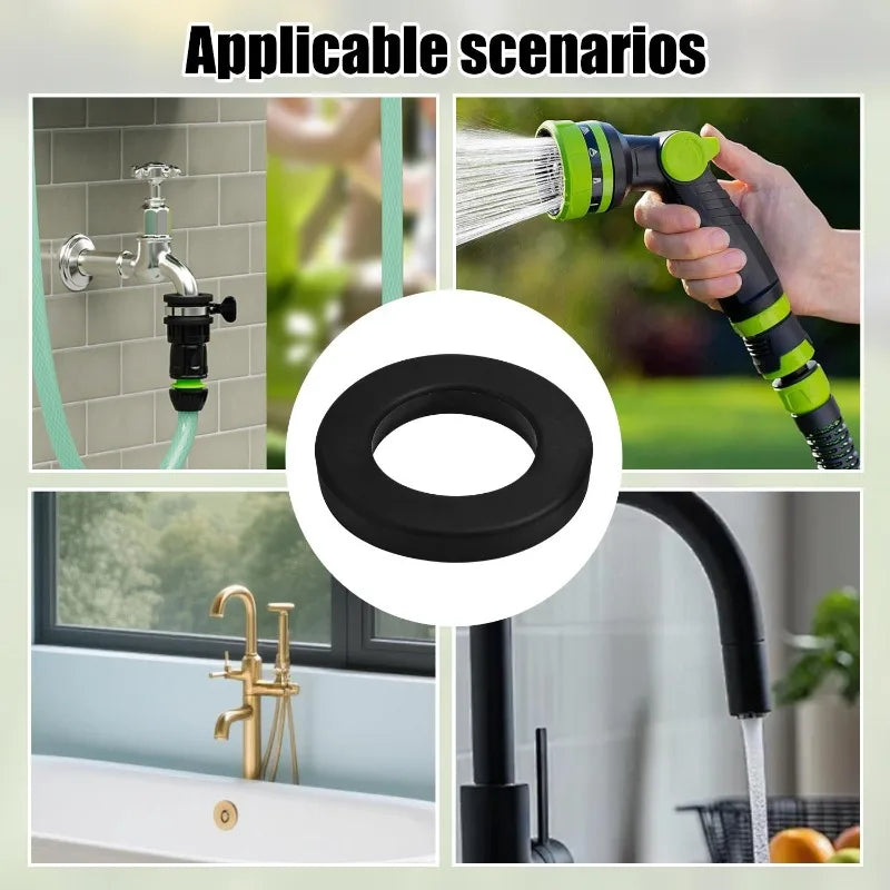 Flache Unterlegscheiben aus Gummi für Wasserhahn-Reparaturen-Yabubest - Home & More
