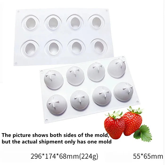 Fruchtige Silikon Backform für Mousse und Desserts