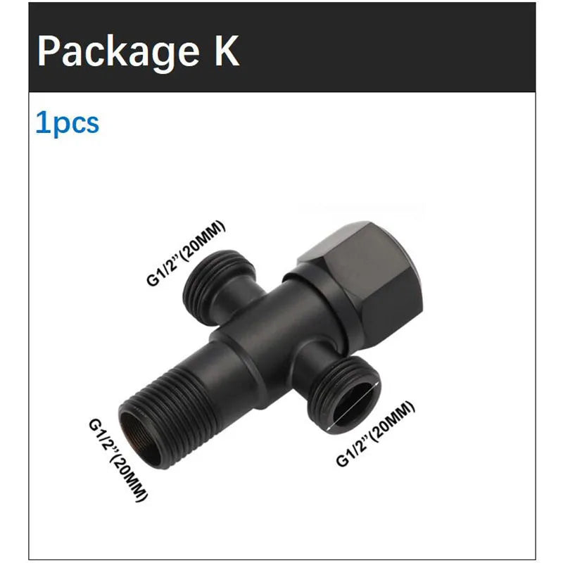 Handbrause Bidet WC Spritzpistole Duschkopf schwarz für Bad WC Einsatz