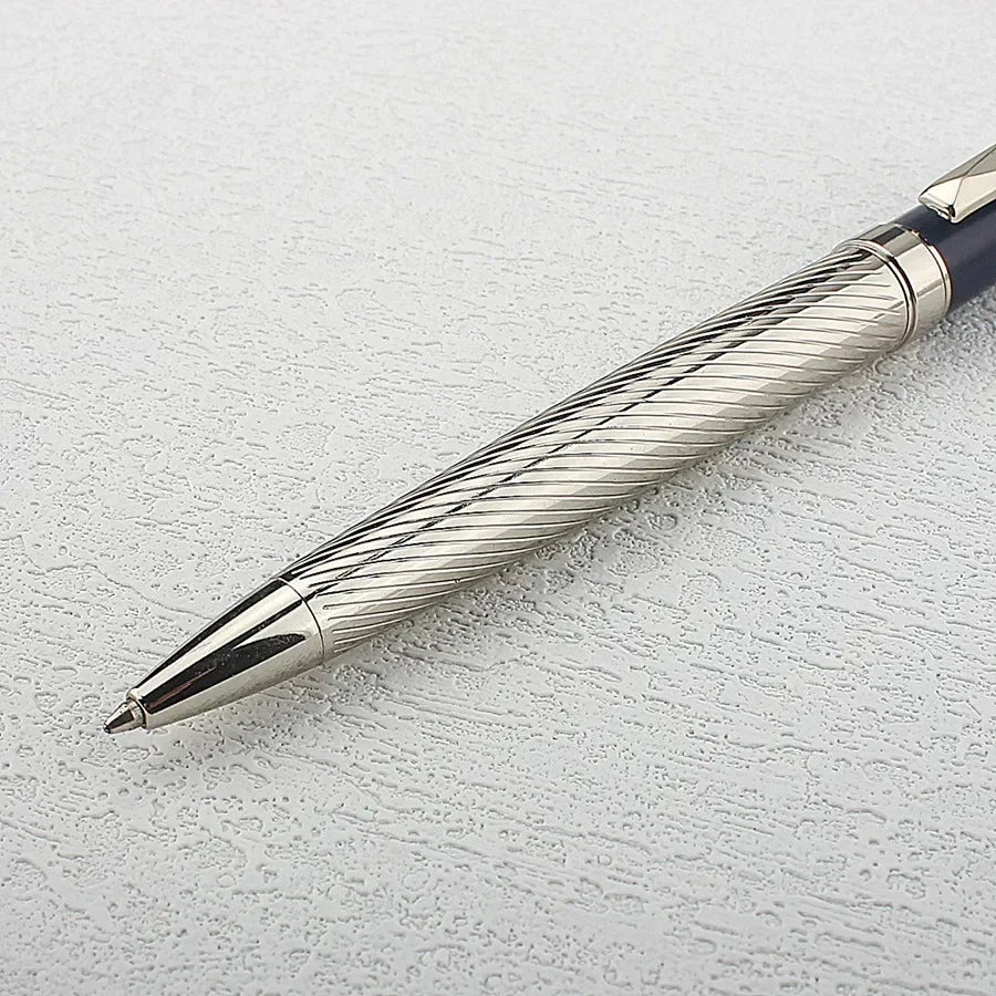 Einziehbarer Kugelschreiber Metall 07mm Schreibstift für Büro und Alltag