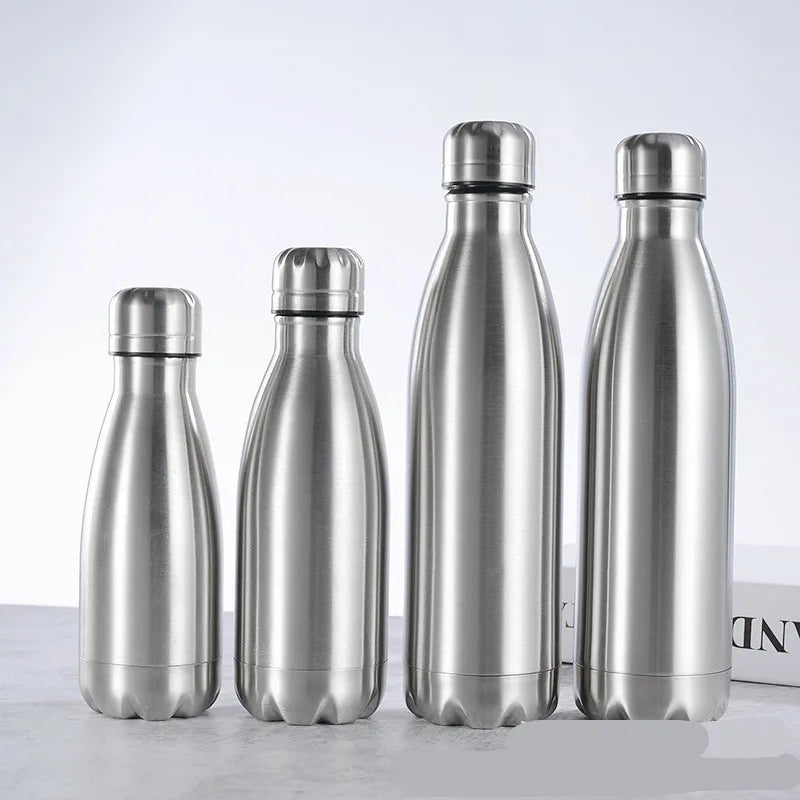 Auslaufsichere Edelstahl-Wasserflasche 1L – Robust & ideal für Sport & Reise