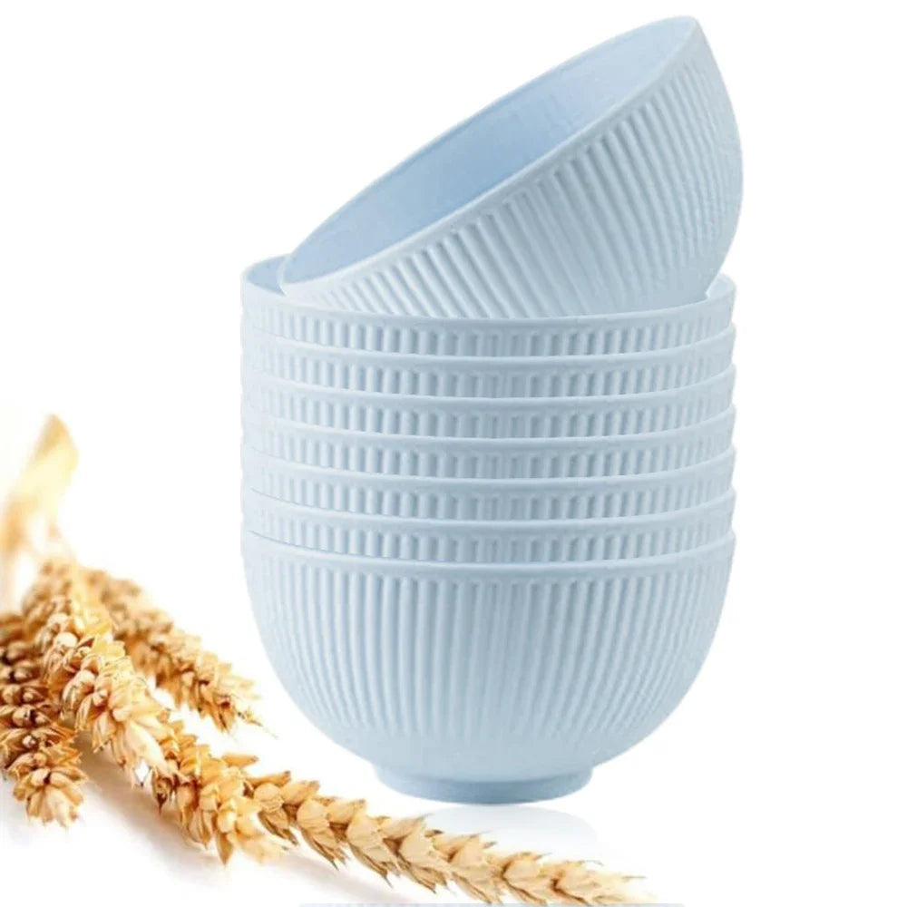 8-teiliges Müslischalen Set aus unzerbrechlichem, leichtem Kunststoff