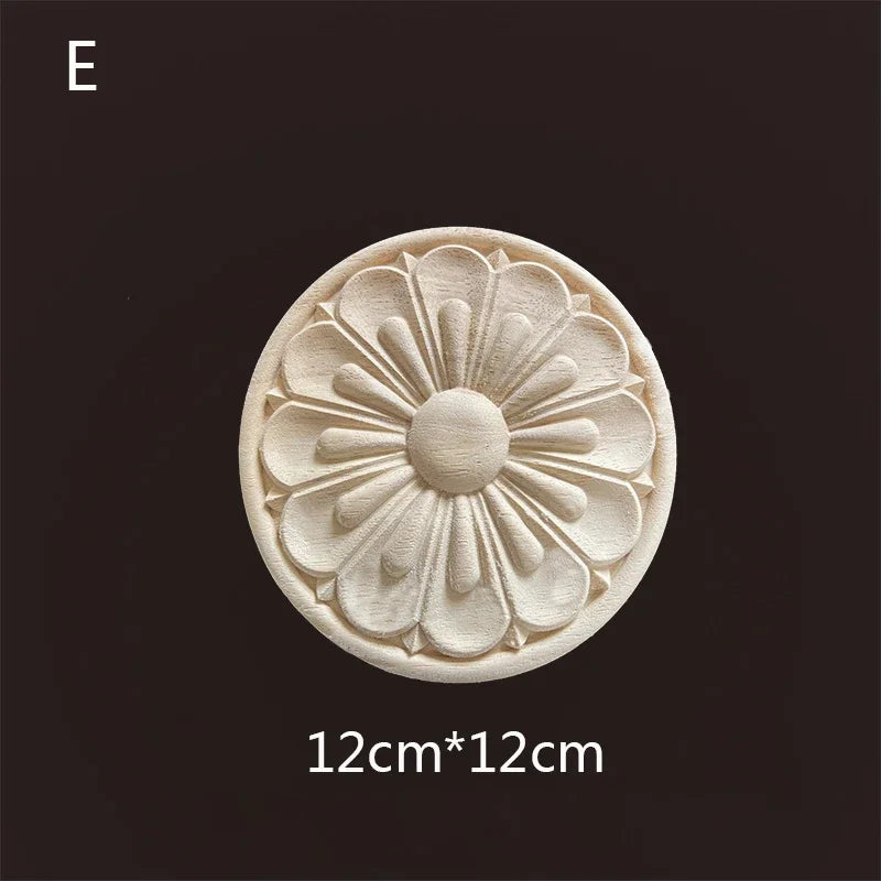 Geschnitzte Holzapplikationen für Möbel und Heimdekoration Basteln