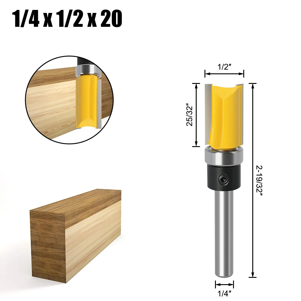 Präziser Schaftfräser für saubere Kanten in der Holzbearbeitung