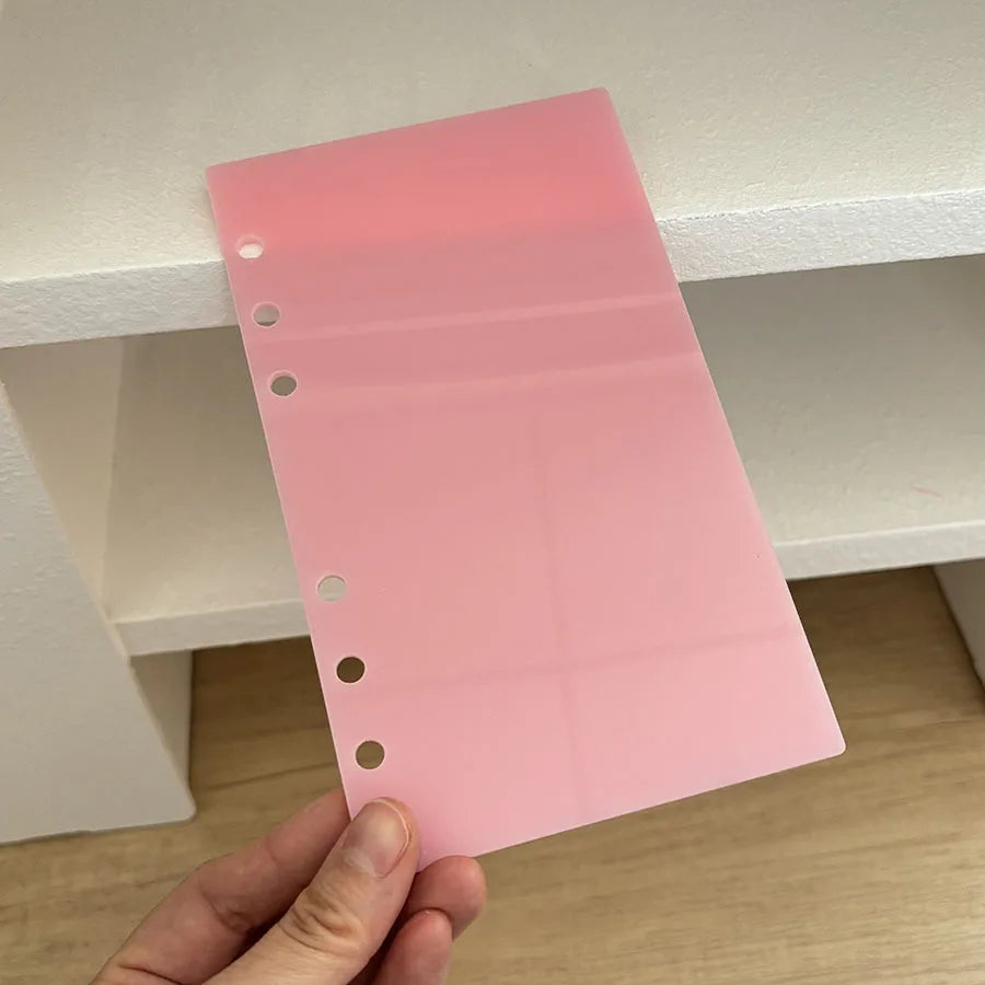 A6 Acryl Binder mit linierter Deckel für flexibles Journal und Planung
