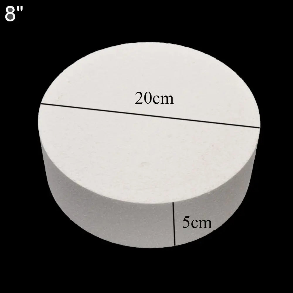 Herz Runde Kuchen Schaumform Sugar Dummy Polystyrol Styropor 4-10 Zoll