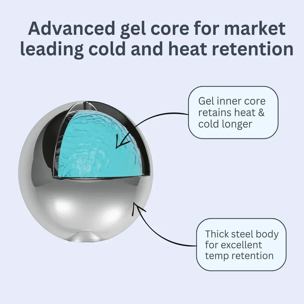 Edelstahl Kühlrolle: Gesichtspflege für frische & straffe Haut