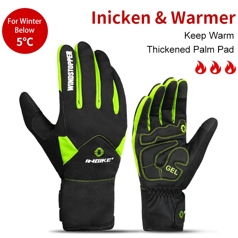 INBIKE Winter Fahrrad Handschuhe für Männer - Touchscreen-fähig-Yabubest - Home & More