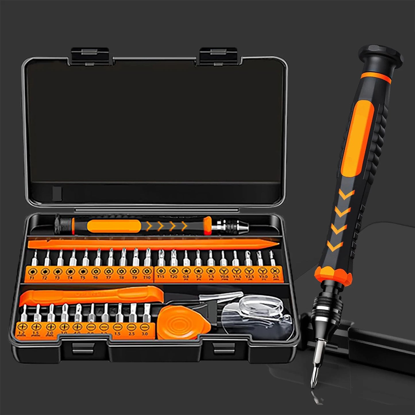 40in1 Präzisions-Schraubendreher Set mit vielseitigen Bits für Elektronik