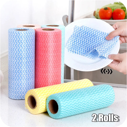 Ölfreie Vlies Geschirrtücher 2 Rollen ca 100 Stück Küchenzubehör