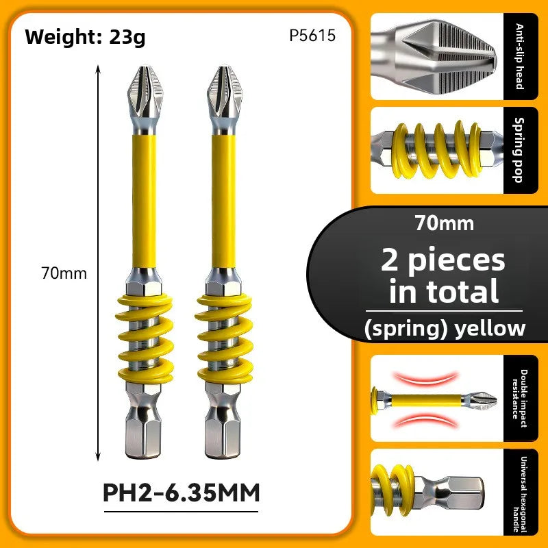2-teiliges magnetisches Schraubendreher-Bit Set PH2 1/4 Zoll Hex Schaft-Yabubest - Home & More