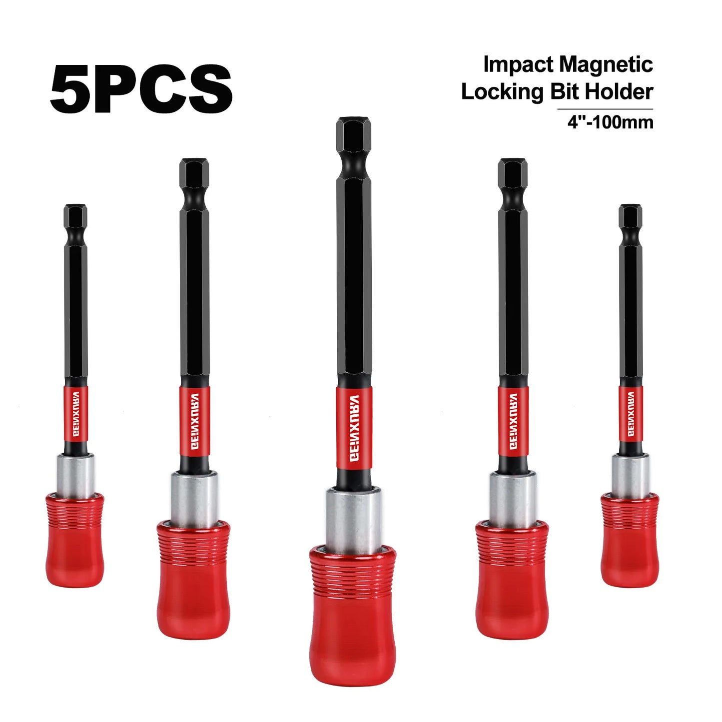 4 Zoll Magnet Bithalter Set für Schlagschrauber - Schnellwechsel Bits
