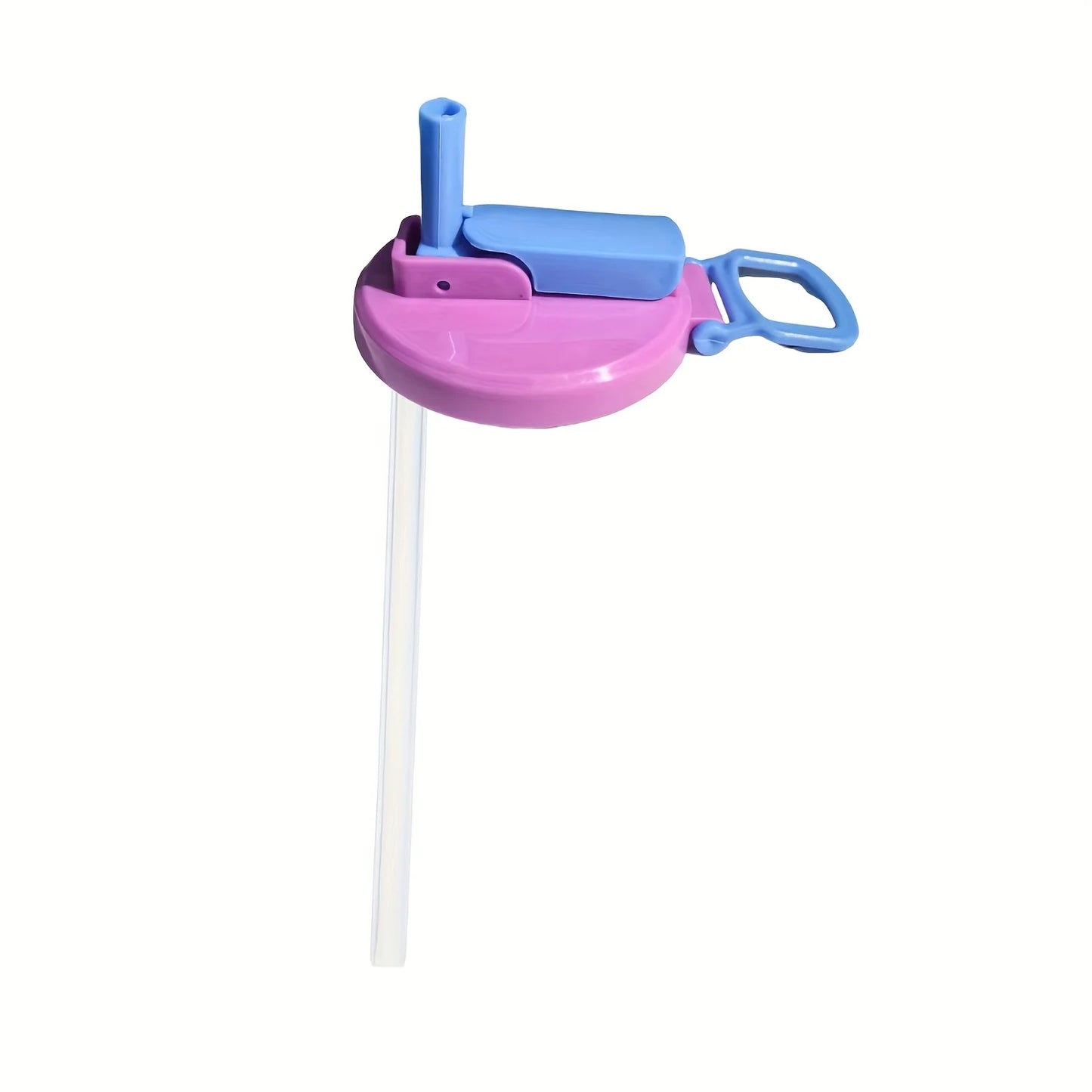 Wiederverwendbare Getränke Deckel mit 2 Strohhalmen für Erfrischungsgetränke