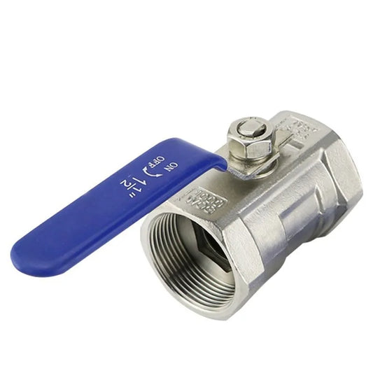 Robuste Edelstahlkugel für Ventile mit Vinylgriff und BSP-Gewinde