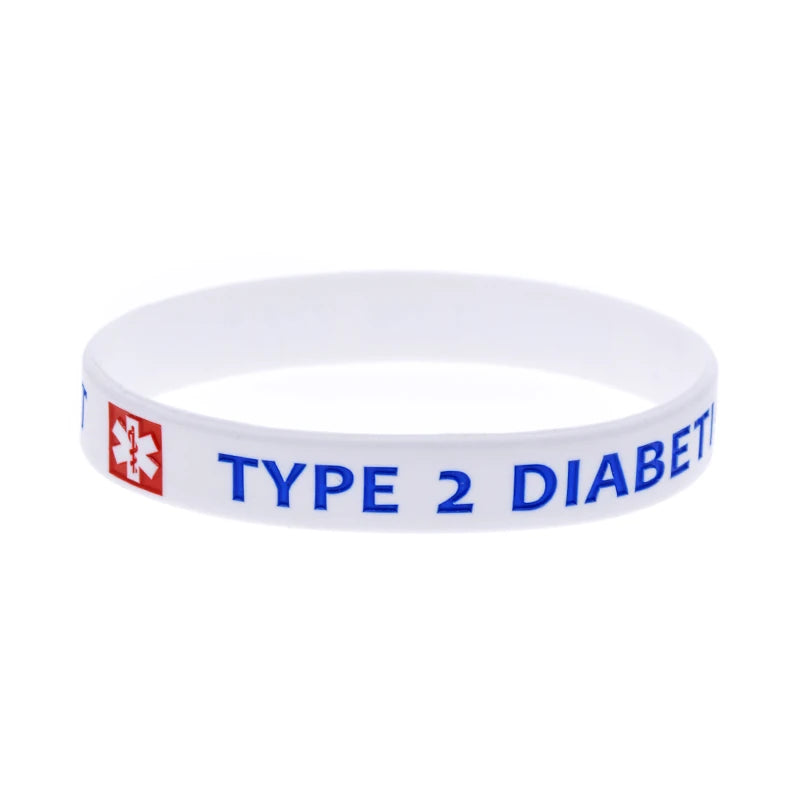 Silikon-Armband für Typ 2 Diabetiker Medizinisches Gesundheitsarmband