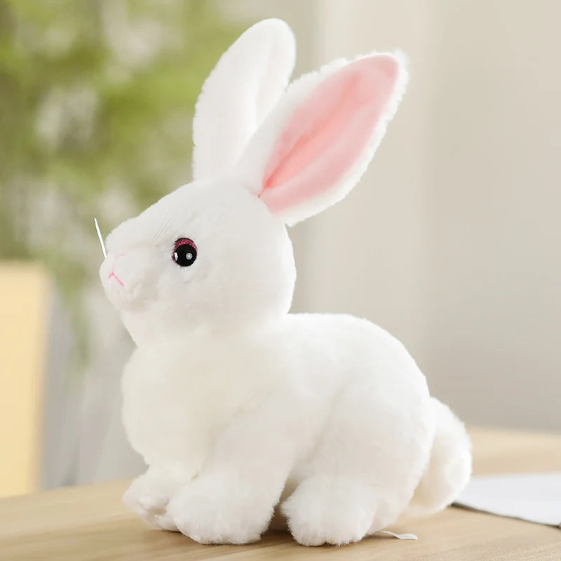 Realistische Plüsch Kaninchen Kuscheltier in 25 oder 40 cm Größe