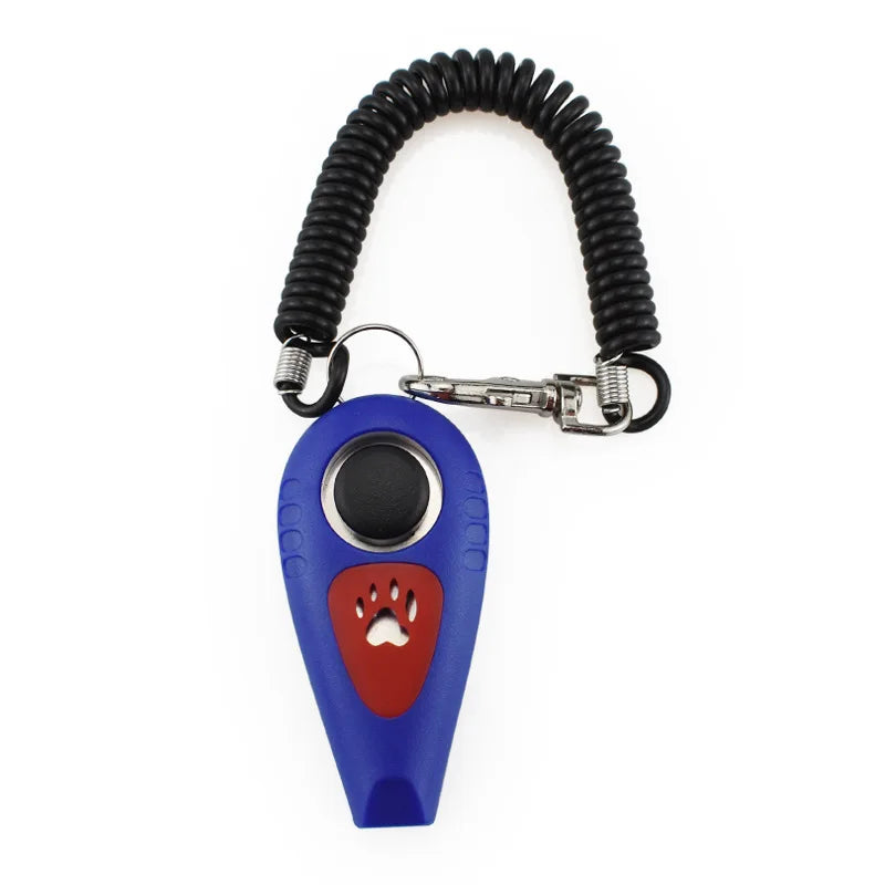 Multifunktions Haustier Clicker Pfeife – Hunde Katzen Training Schlüsselanhänger