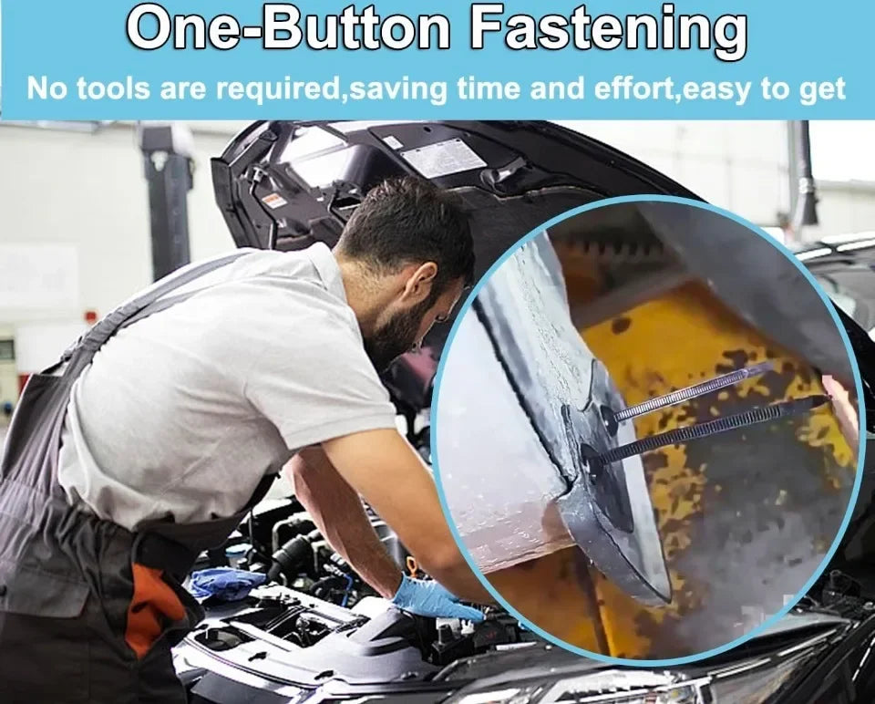 Universal Nylon Kabelbinder Schnalle Auto Verschluss Schraube Ersatz Clip Auto Kotflügel Stamm Motor Schutz Panel Draht Management Sicher-Yabubest - Home & More