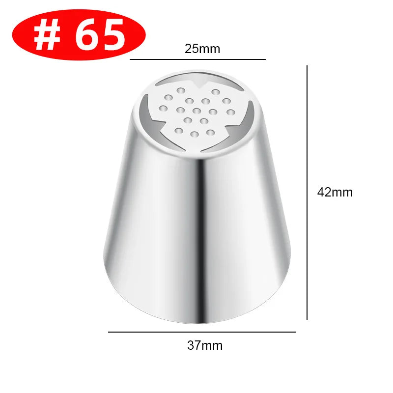 Premium Edelstahl Spritztüllen Set – 30+ Backdüsen für kreative Gebäck-Deko
