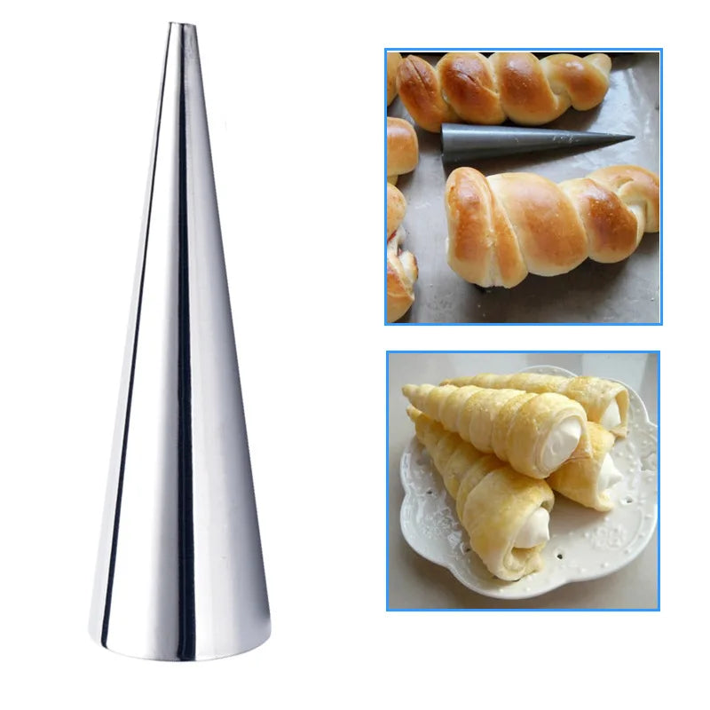 Edelstahl Backformen für knusprige Croissants und Desserts