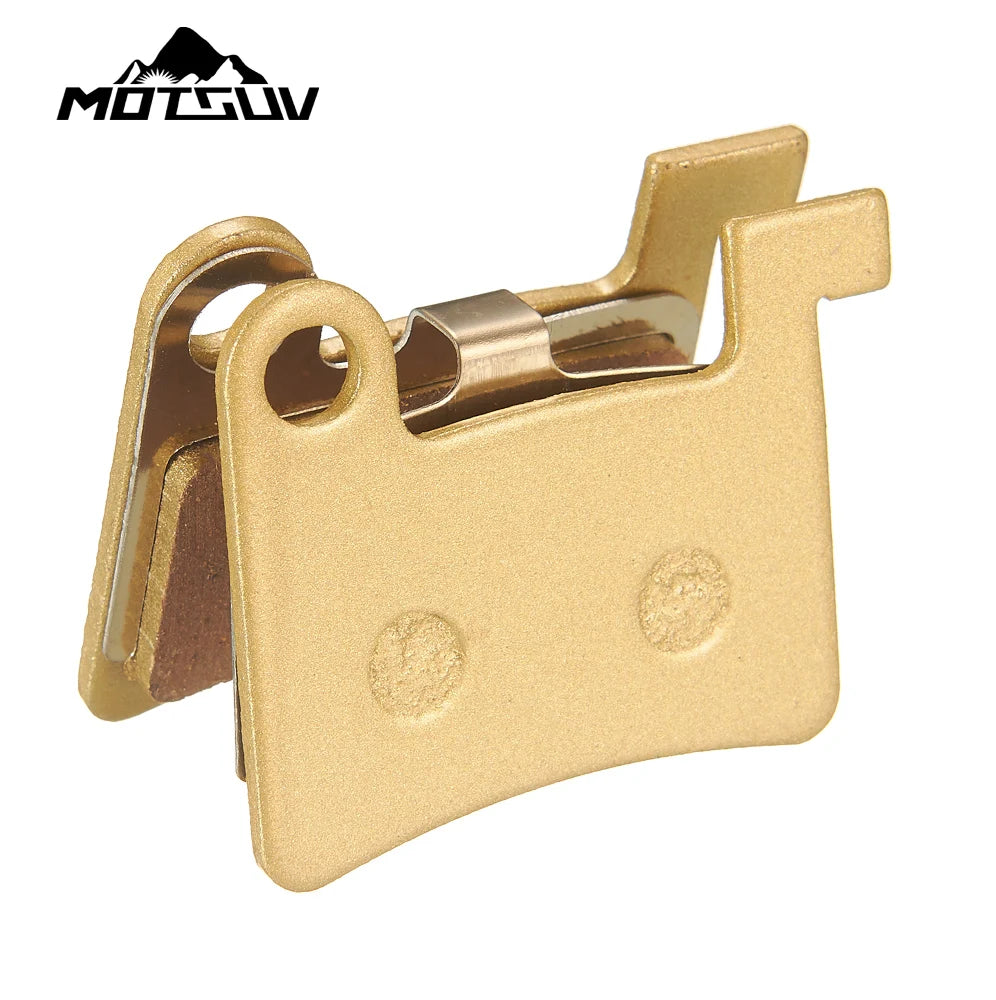 Elektrische Fahrrad Scheibenbremsbeläge Kupferbasis 1-4 Paar Gold