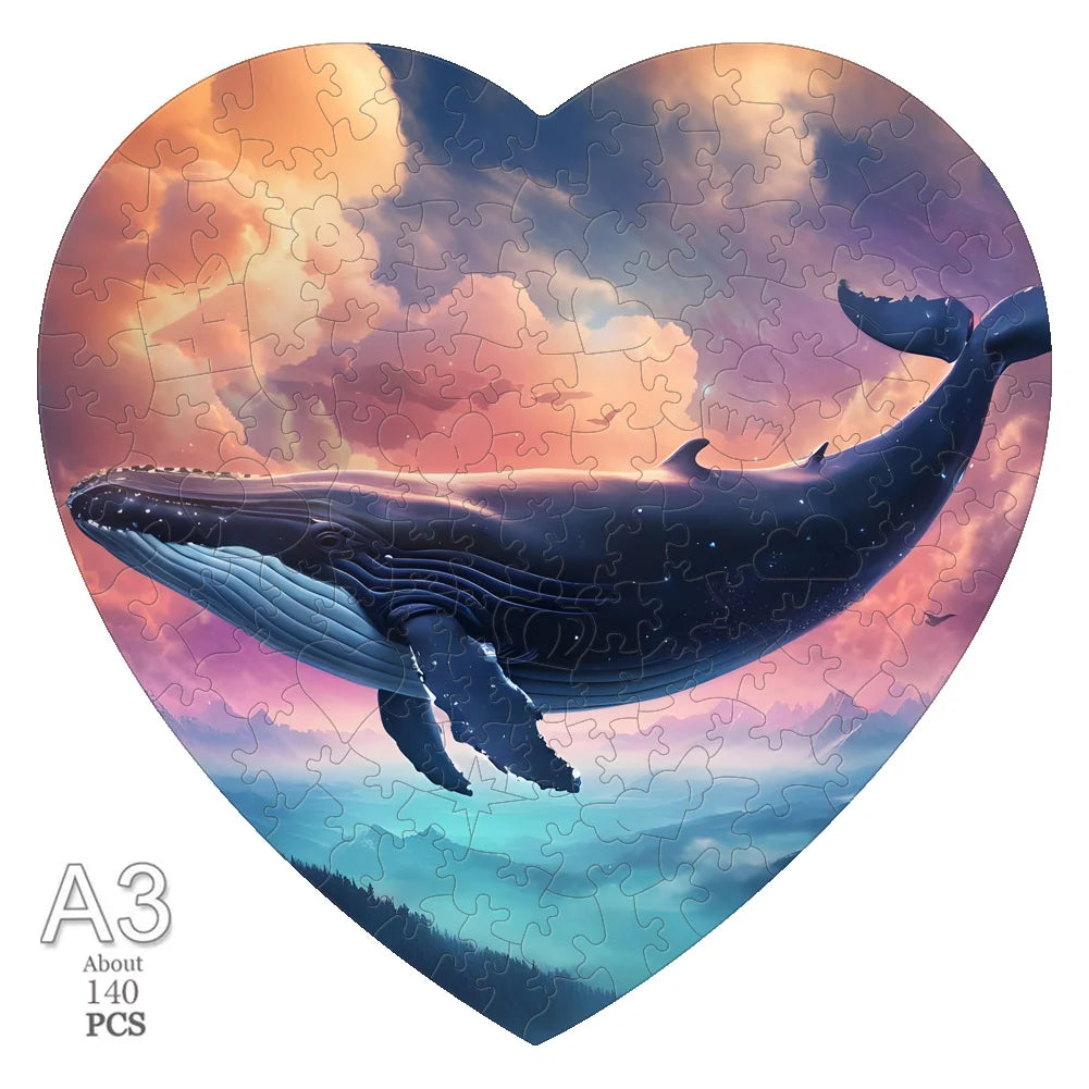 3D Holzpuzzle Tier Tiger und Hund für Kinder und Erwachsene