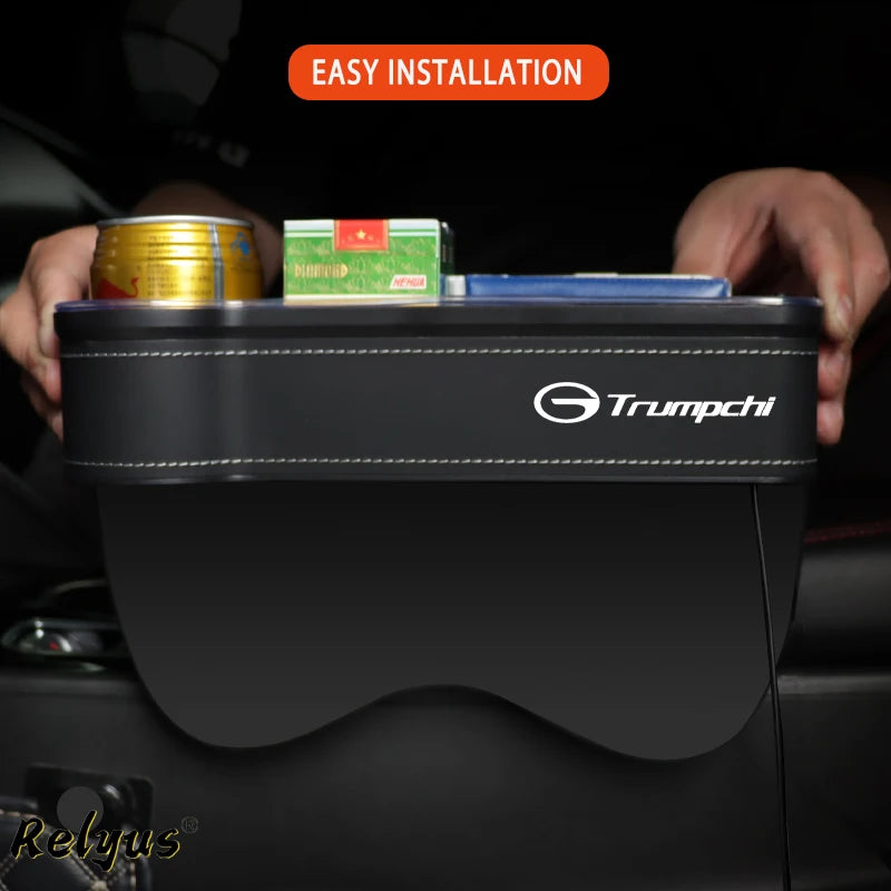 Auto Sitz Spalt Organizer mit USB Ladefunktion & Atmosphäre Lampe