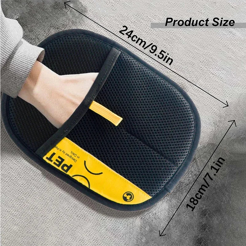 2-in-1 Haustier-Haarentfernungshandschuhe für Katzen und Hunde-Yabubest - Home & More