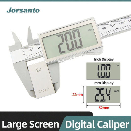 Digitaler Kunststoff Messschieber Großes Display – 0-150mm für Holz