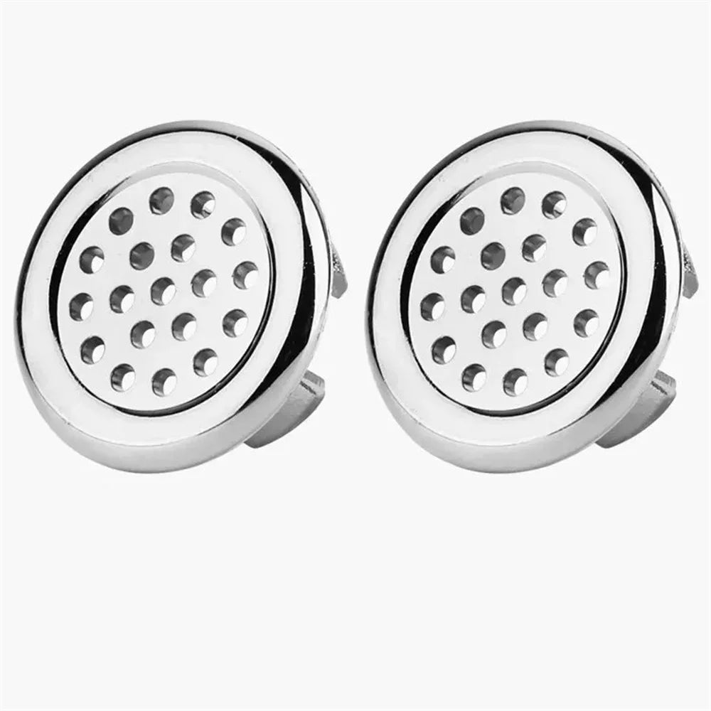 2 Stück galvanisierte Kunststoff-Lochabdeckungen 22-24mm – Passgenau & robust