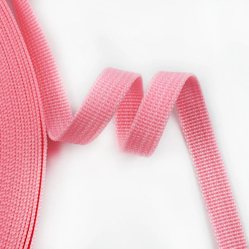 45m Rollen Gurtband 10mm breit in bunten Farben für DIY Nähzubehör