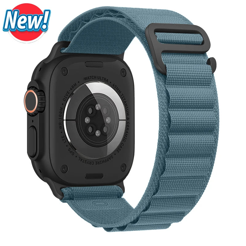 Vielseitiges Nylon Armband für Apple Watch Ultra und Series Modelle