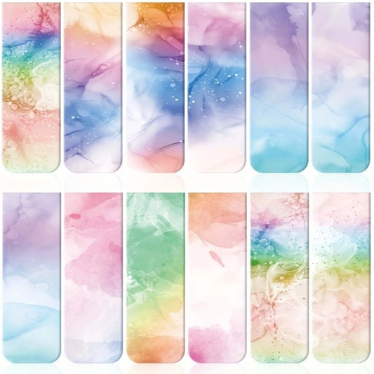 Magnetisches Lesezeichen Set mit künstlerischer Tintenillustration