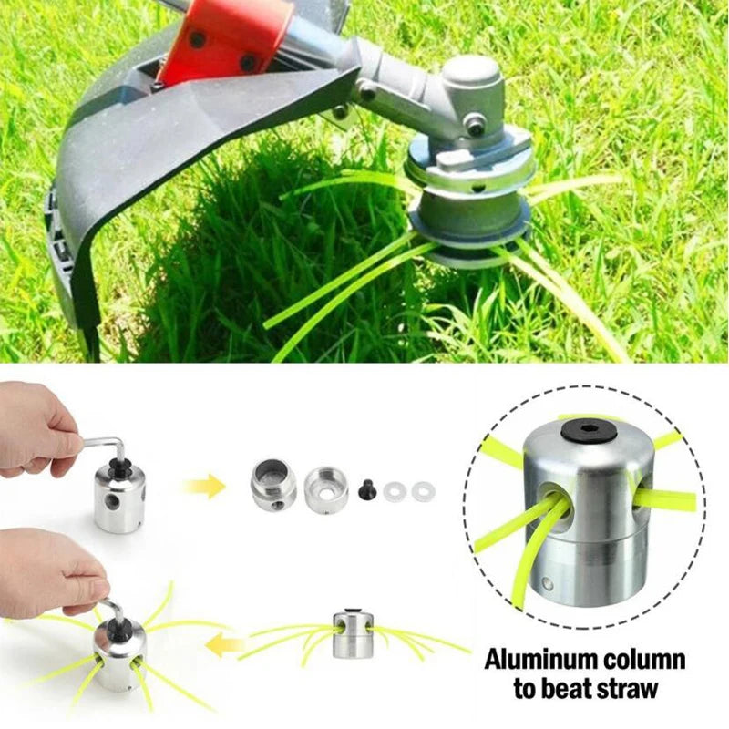 Robuster Aluminium Trimmerkopf mit 4 Linien – Effizient - langlebig im Schnitt