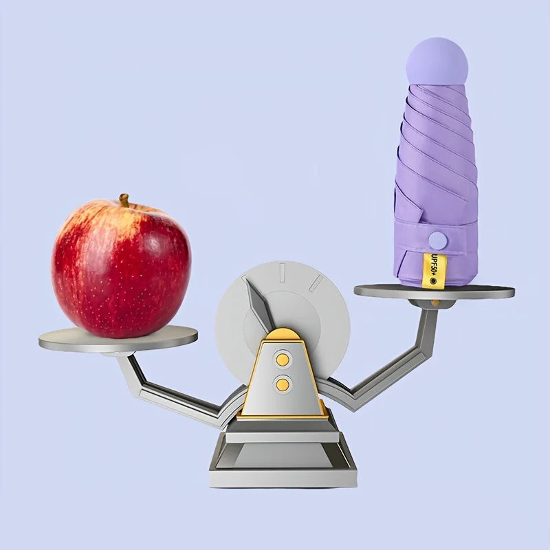 Ultraleichter kompakter Reise Regenschirm mit UV Schutz 5 Fach