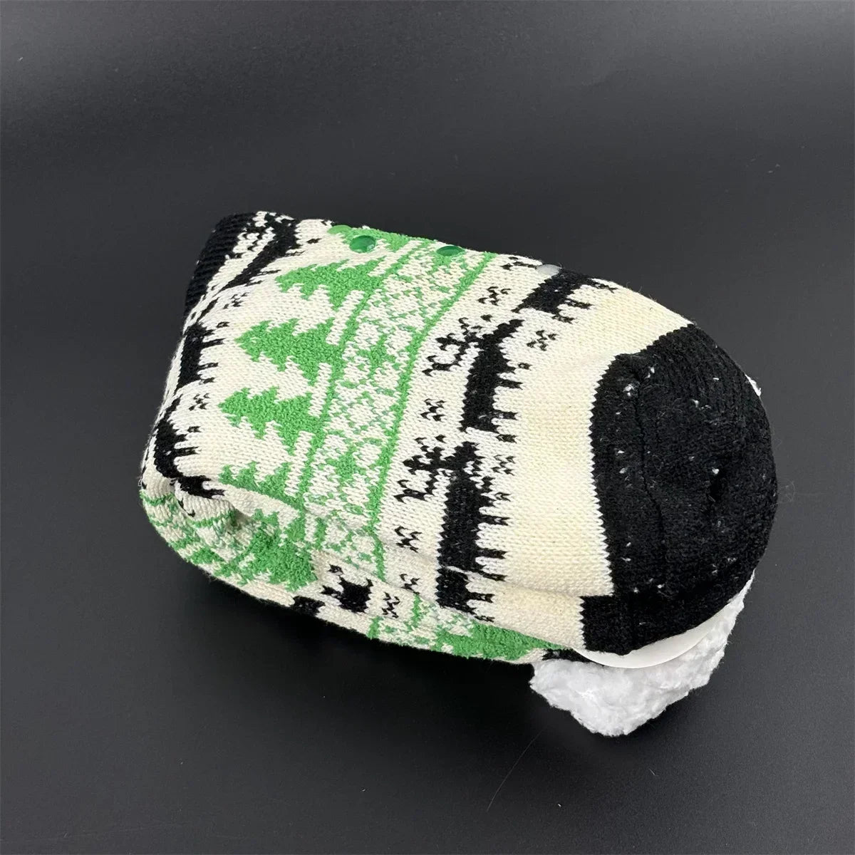 2er Set flauschige Damen Thermo-Socken rutschfest warm Plüsch Weihnachten