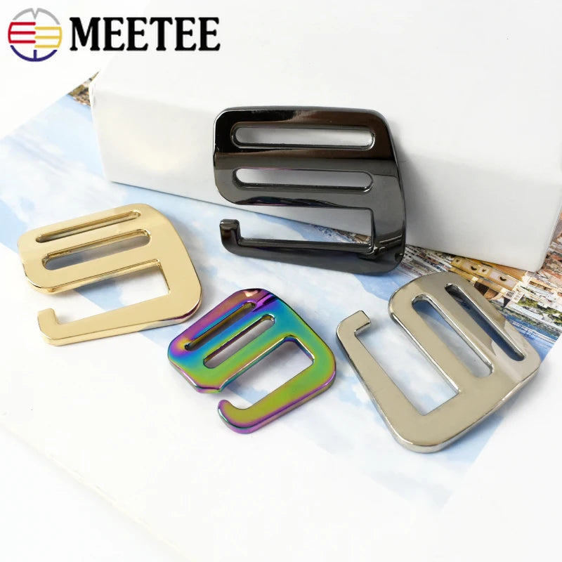 Metall G-Haken Schnalle 19-38 mm für Tasche Gürtel mit Tri Glide Slider