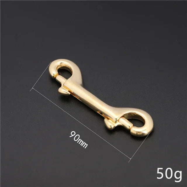 Robuster Karabinerhaken aus Zinklegierung für Gurte und Halsbänder