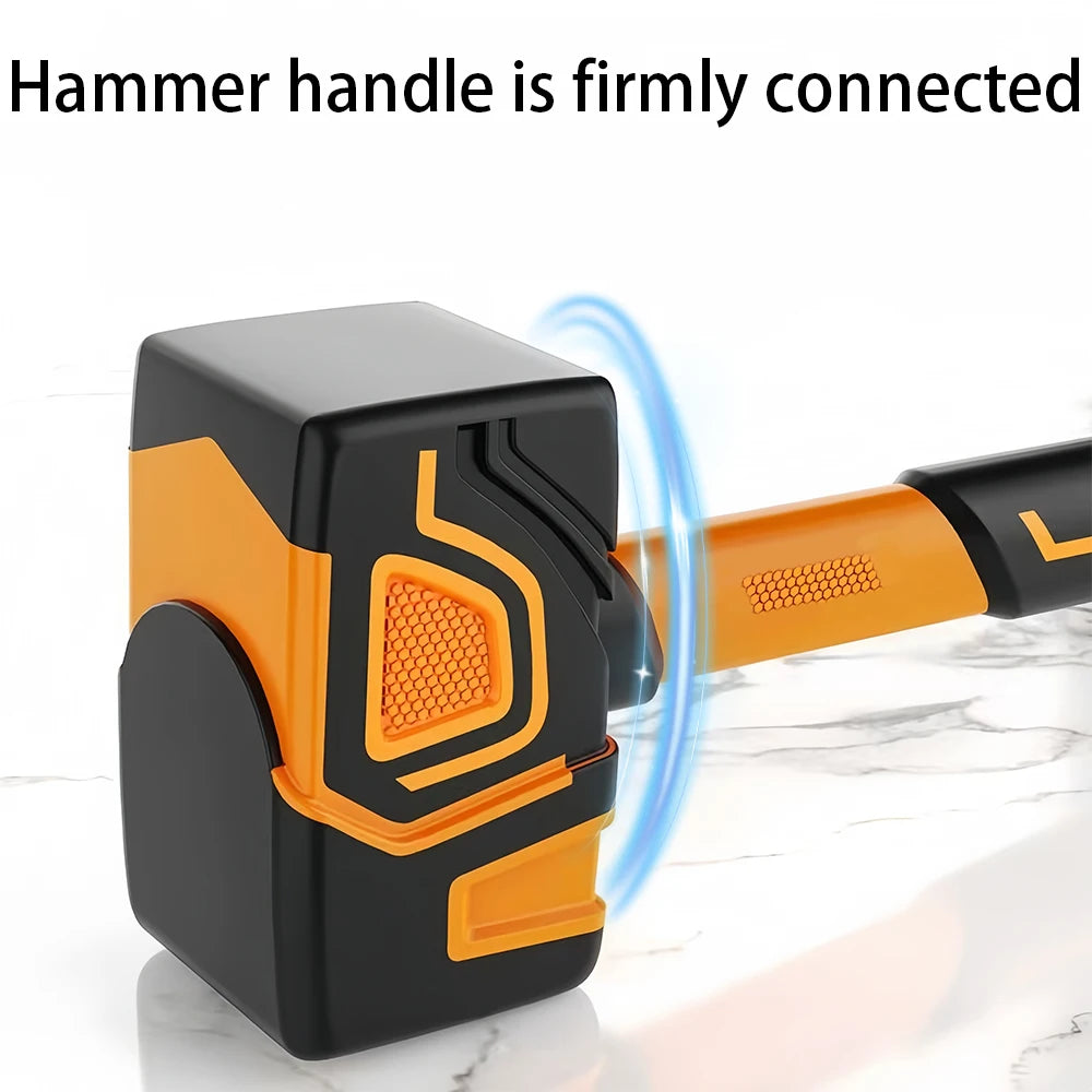 Multifunktionaler Gummihammer weicher Schlaghammer quadratisch fürs Handwerk