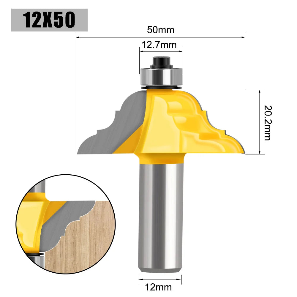 12mm Schaft Konvexes Eimer-Messer mit profilierter Spitze für Gravur