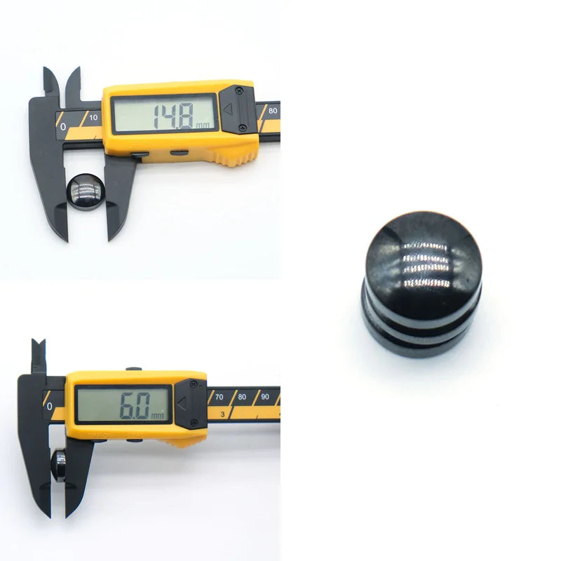 Flache Schwarze Ferrit Magnete für Magnetische Therapie und Dekor