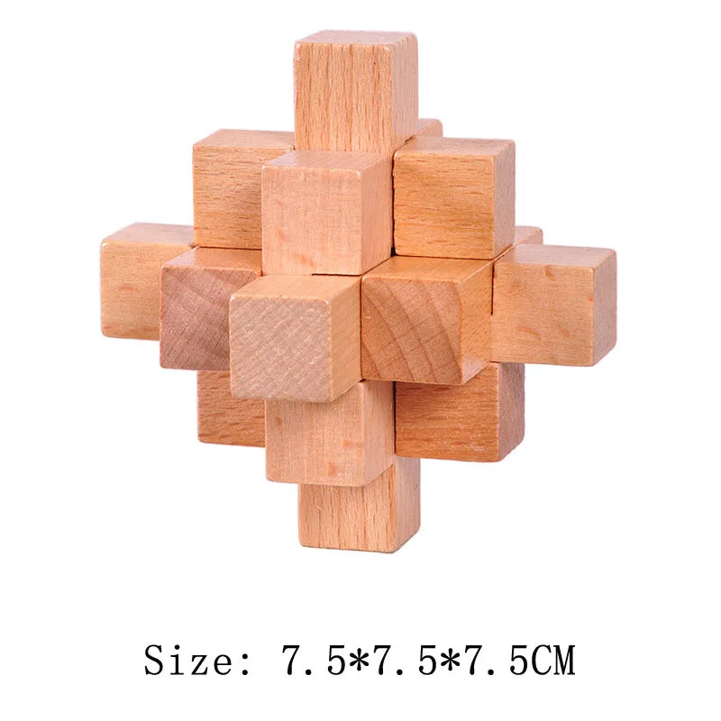 Holz 3D Puzzle Gehirn Spielzeug für Kinder und Erwachsene