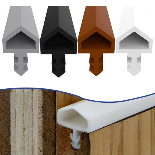 5M Türdichtung Gummi Dichtband Zimmer Tür Stop Winddicht Anti-Kollision