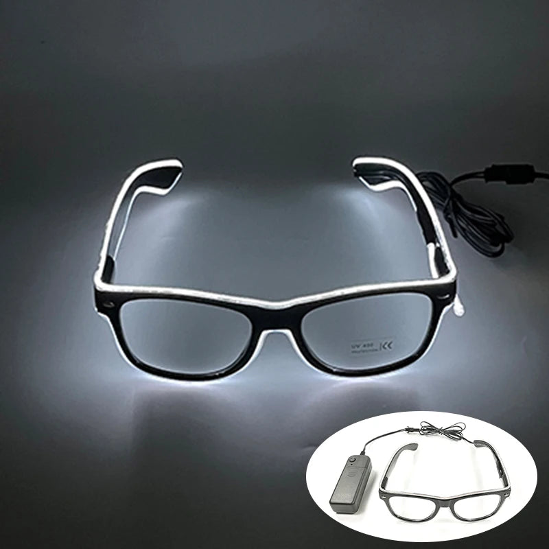 Leuchtende LED Partybrille für unvergessliche Anlässe