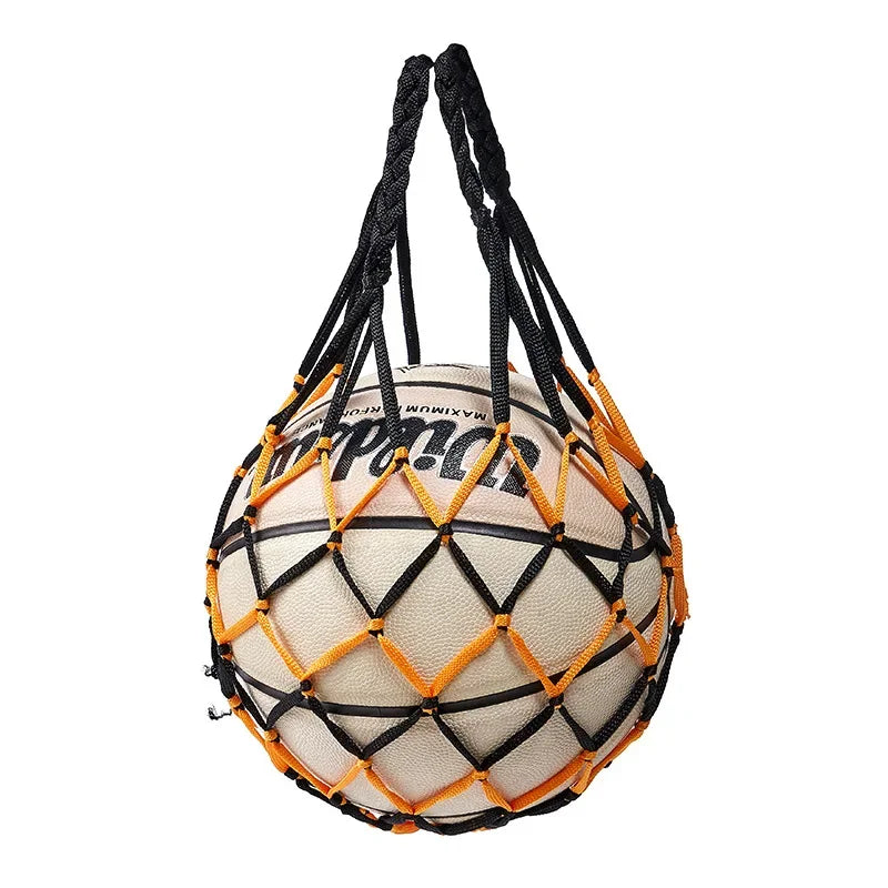 Faltbare Nylon Ball Netztasche Tragbar für Fußball Basketball Volleyball