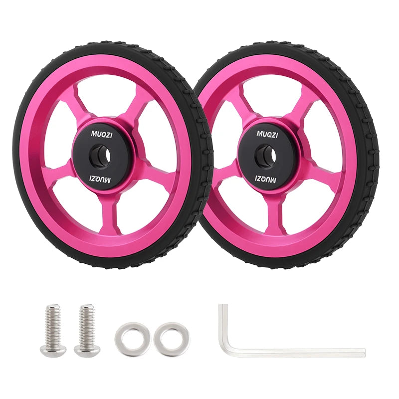 MUQZI Eazy Wheels Faltrad-Rollenräder, kompatibel mit Brompton-Yabubest - Home & More