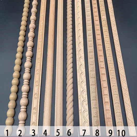 Dekoratives Holz-Onlay für Möbel & Heim – Vintage-Design